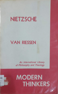 Image of Modern Thinkers : NIETZSCHE VAN RIESSEN