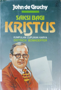 Image of Saksi bagi Kristus: Kumpulan Cuplikan Karya Dietrich Bonhoeffer