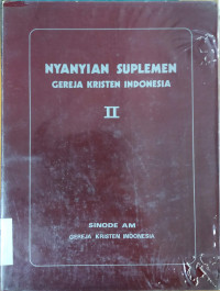 Image of Nyanyian Suplemen Gereja Kristen Indonesia II
