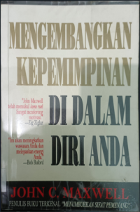 Image of Mengembangkan Kepemimpinan di dalam Diri Anda